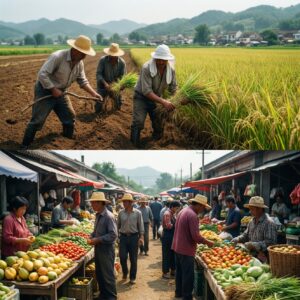 Сельское хозяйство: посевная и уборочная, цены, ярмарки и кооперация