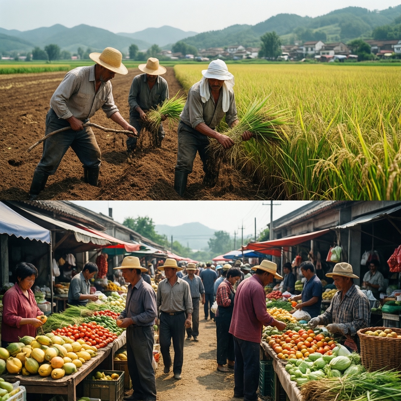 Сельское хозяйство: посевная и уборочная, цены, ярмарки и кооперация